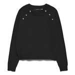 Vero Moda Pull Noir Femme Vero Moda Happy. Coloris disponibles : Noir
