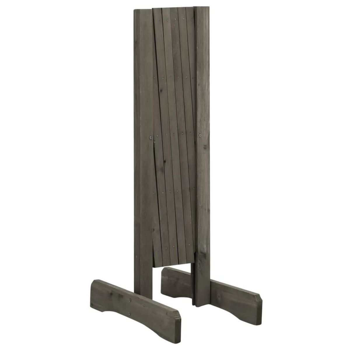 VIDAXL Cloture en treillis de jardin Gris 120x60 cm Bois de sapin