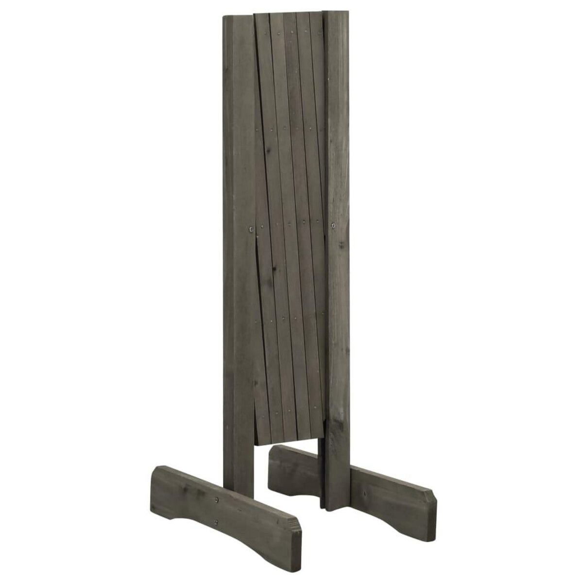 VIDAXL Cloture en treillis de jardin Gris 120x60 cm Bois de sapin