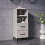 Voir la diapositive 1 : VIDAXL Buffet Gris beton 34,5x34x90 cm Bois d'ingenierie