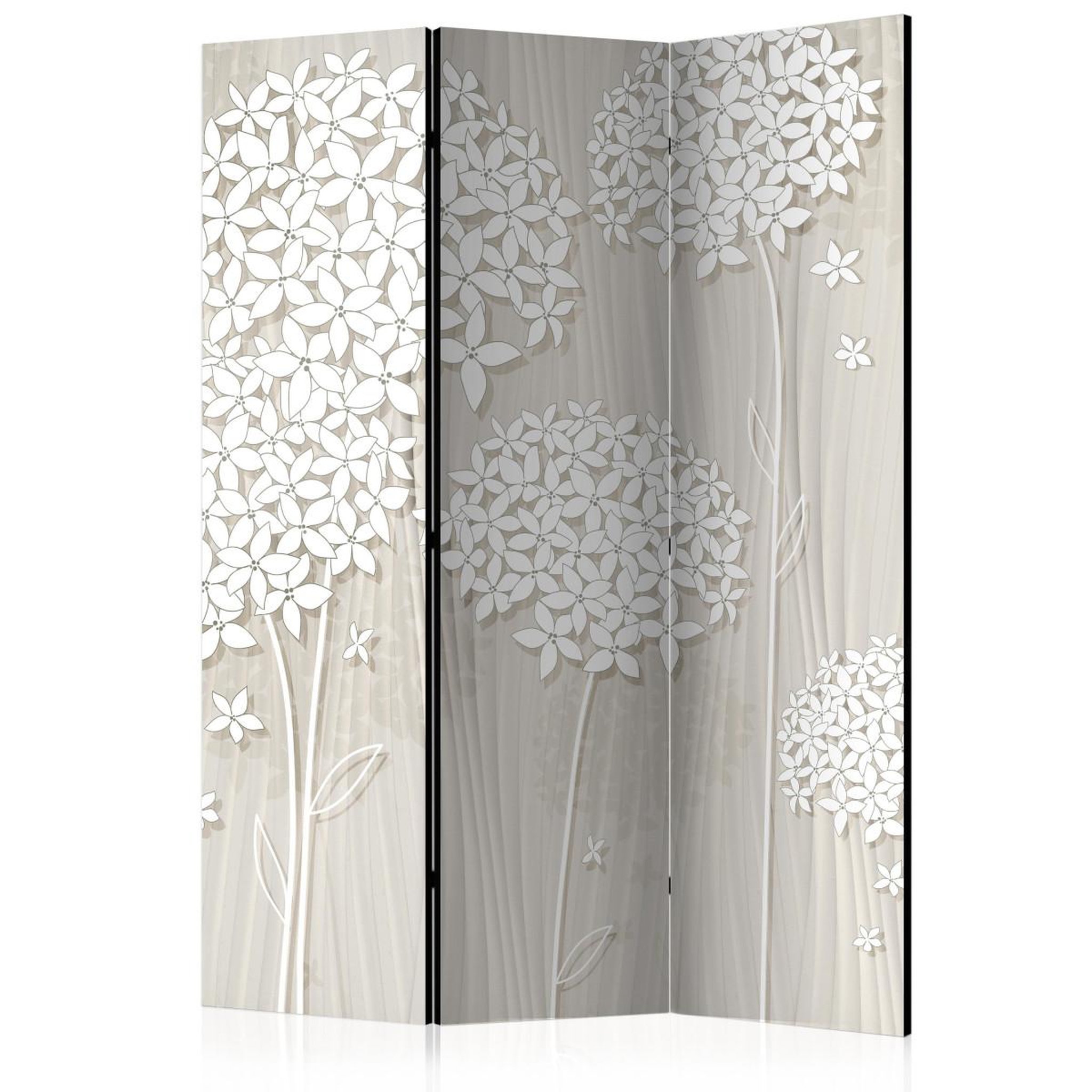 Paris Prix Paravent 3 volets  creamy daintiness  135x172cm