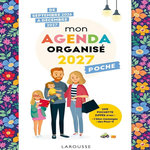 MON AGENDA ORGANISEE POCHE. DE SEPTEMBRE 2026 A DECEMBRE 2027, EDITION 2027, Larousse