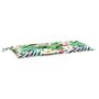 Voir la diapositive 5 : VIDAXL Coussins de banc de jardin lot de 2 multicolore 100x50x7 cm
