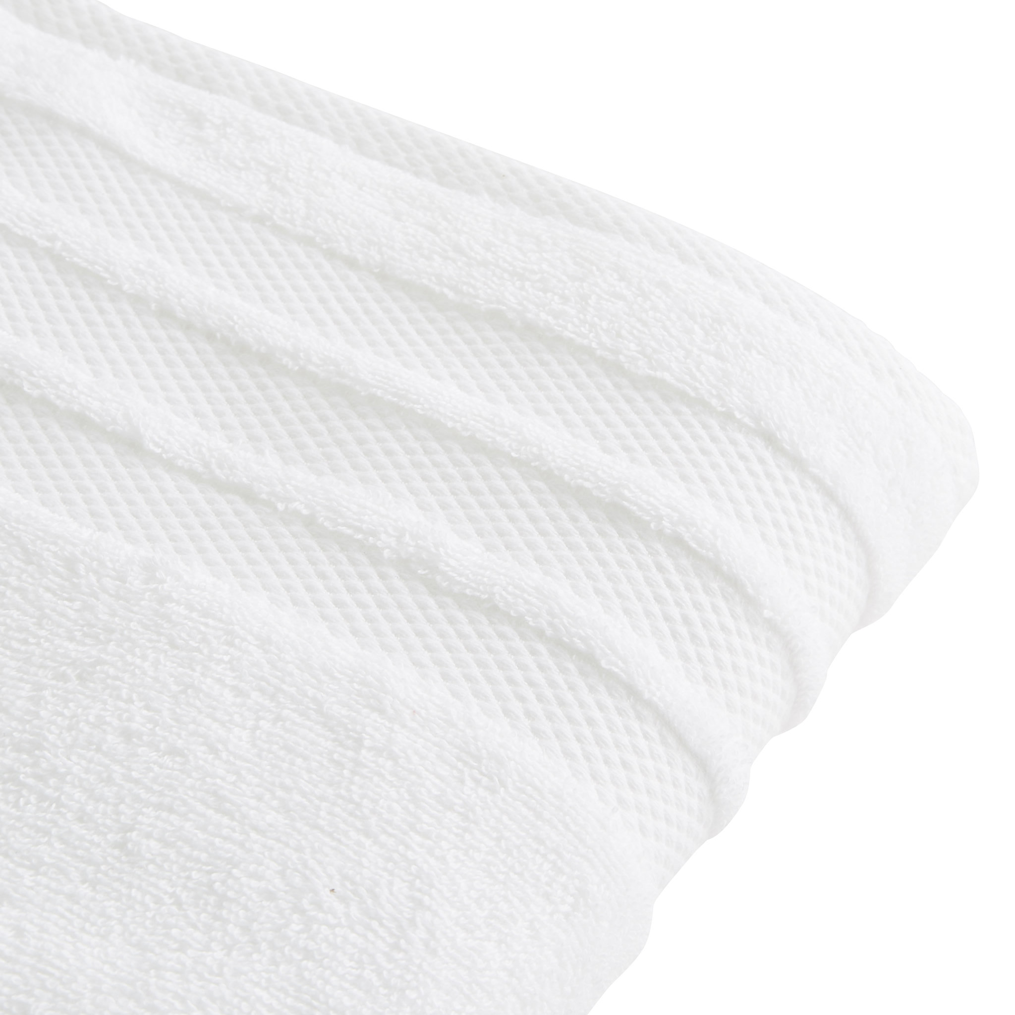 Voir la diapositive 2 : ACTUEL Serviette invité unie en coton 500 g/m²