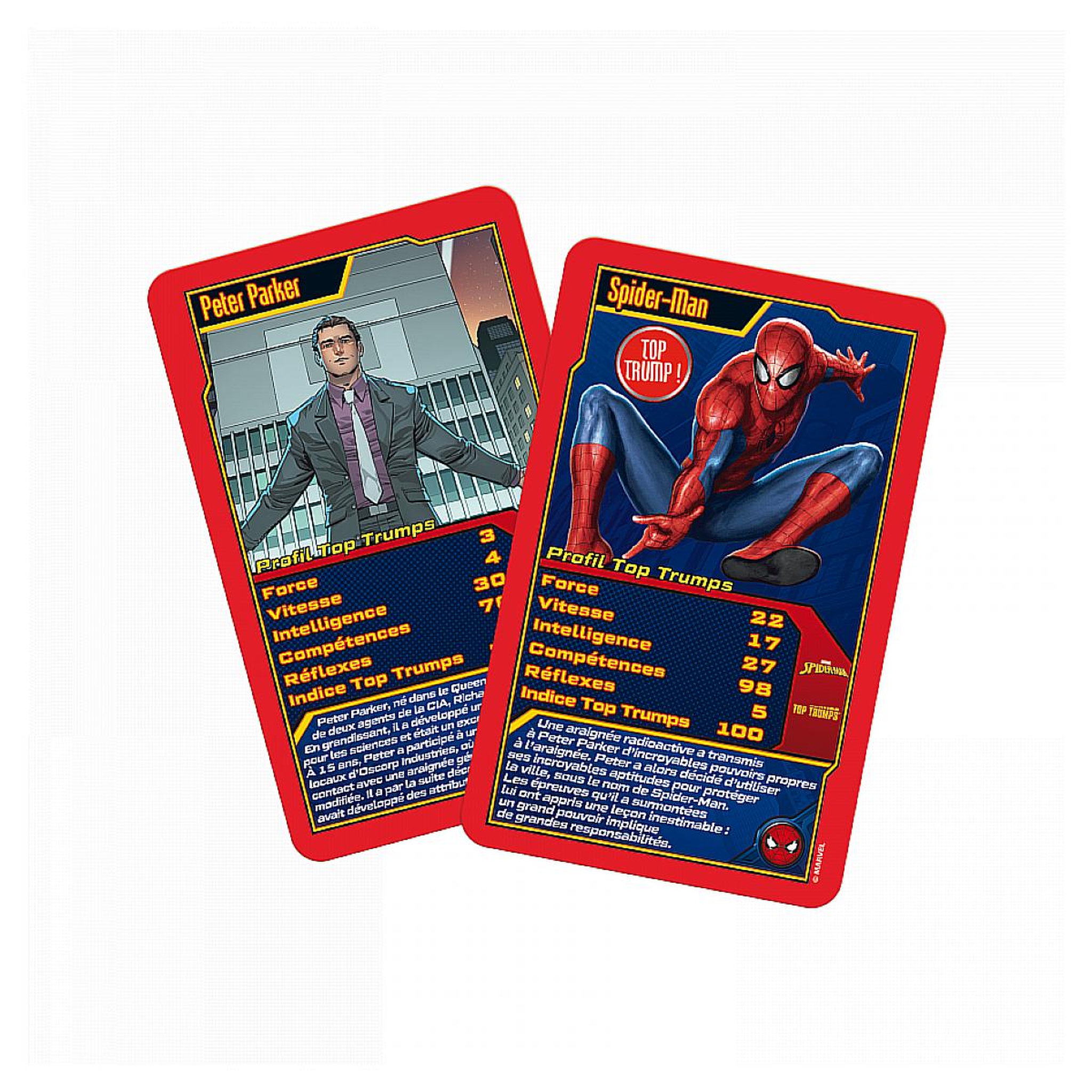 Voir la diapositive 3 : Winning Moves Top trumps spider-man jeux ed bataille