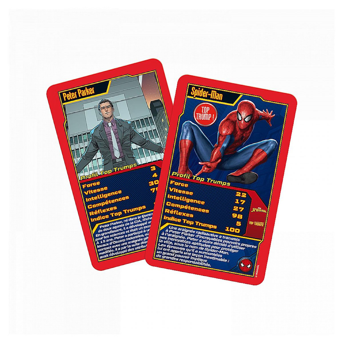 Winning Moves Top trumps spider-man jeux ed bataille