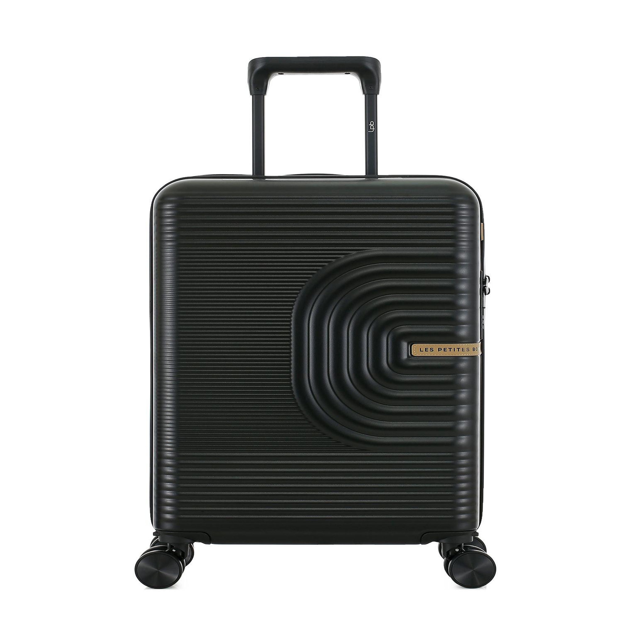 LES P'TITES BOMBES LPB Valise Cabine Rigide CELIA. Coloris disponibles : Rose, Noir, Gris, Bleu, Violet