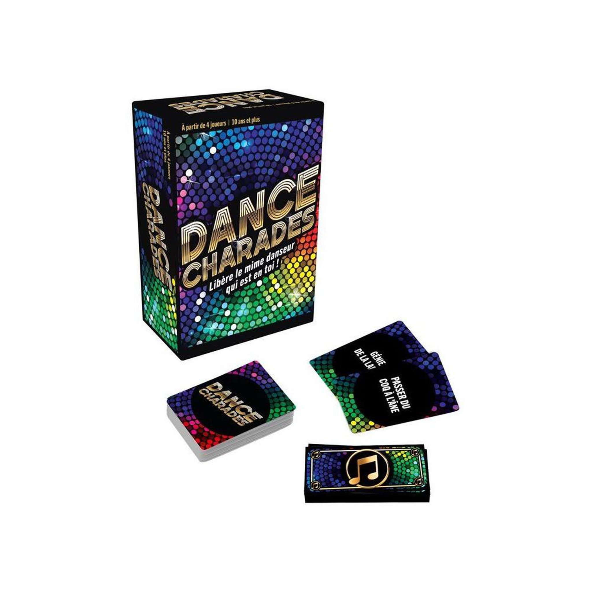 GOLIATH Jeu de société Dance Charades multicolore à cartes à mimer et musique