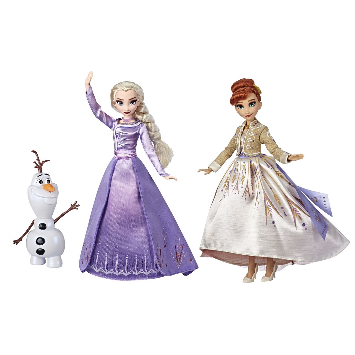 HASBRO Anna et Elsa tenue de fête + Olaf