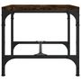 Voir la diapositive 5 : VIDAXL Table basse Chene fume 50x50x35 cm Bois d'ingenierie
