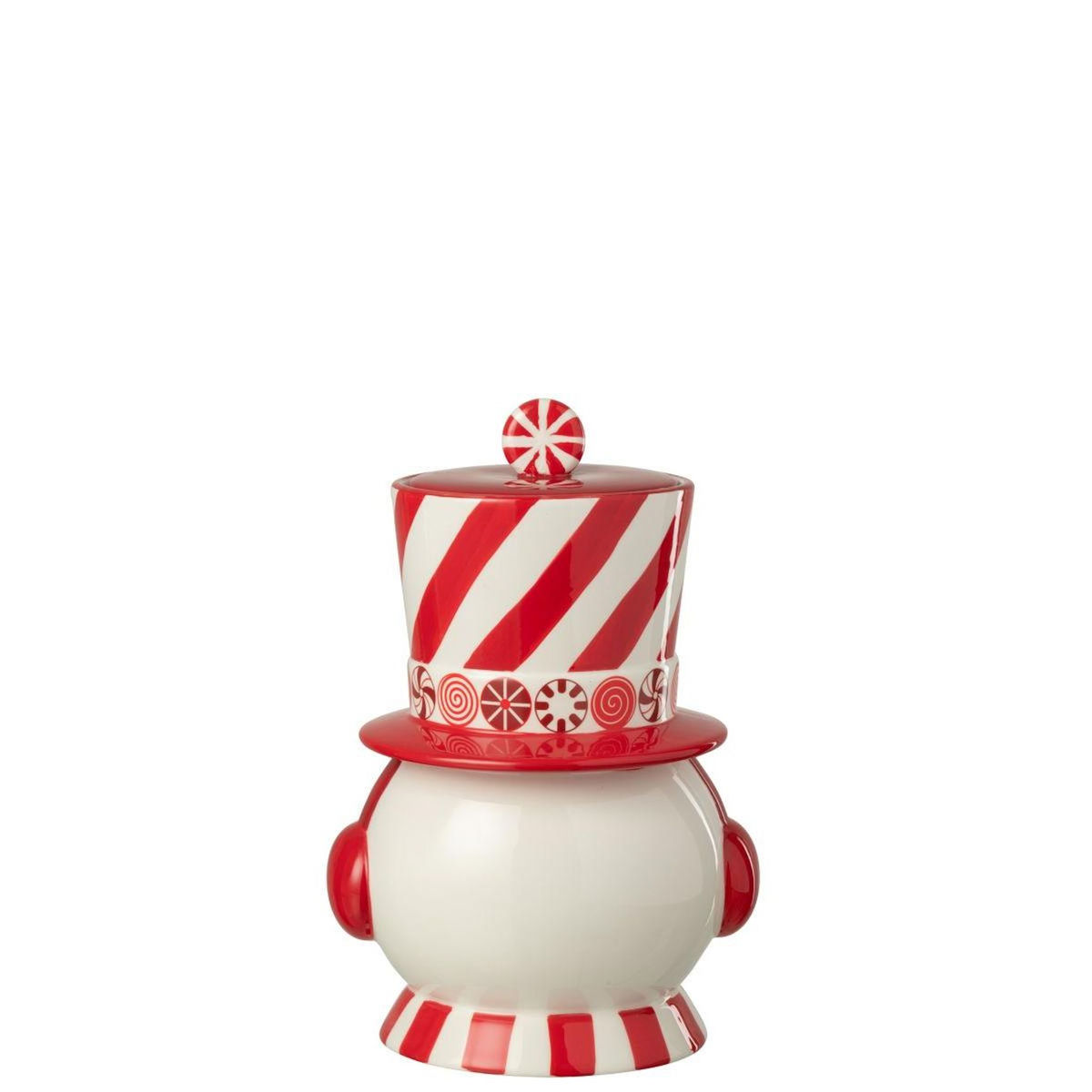 Paris Prix Boîte Déco Noël  Bonhomme de Neige  30cm Rouge