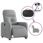 Voir la diapositive 5 : VIDAXL Fauteuil inclinable electrique Gris clair Tissu