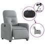 Voir la diapositive 5 : VIDAXL Fauteuil inclinable electrique Gris clair Tissu