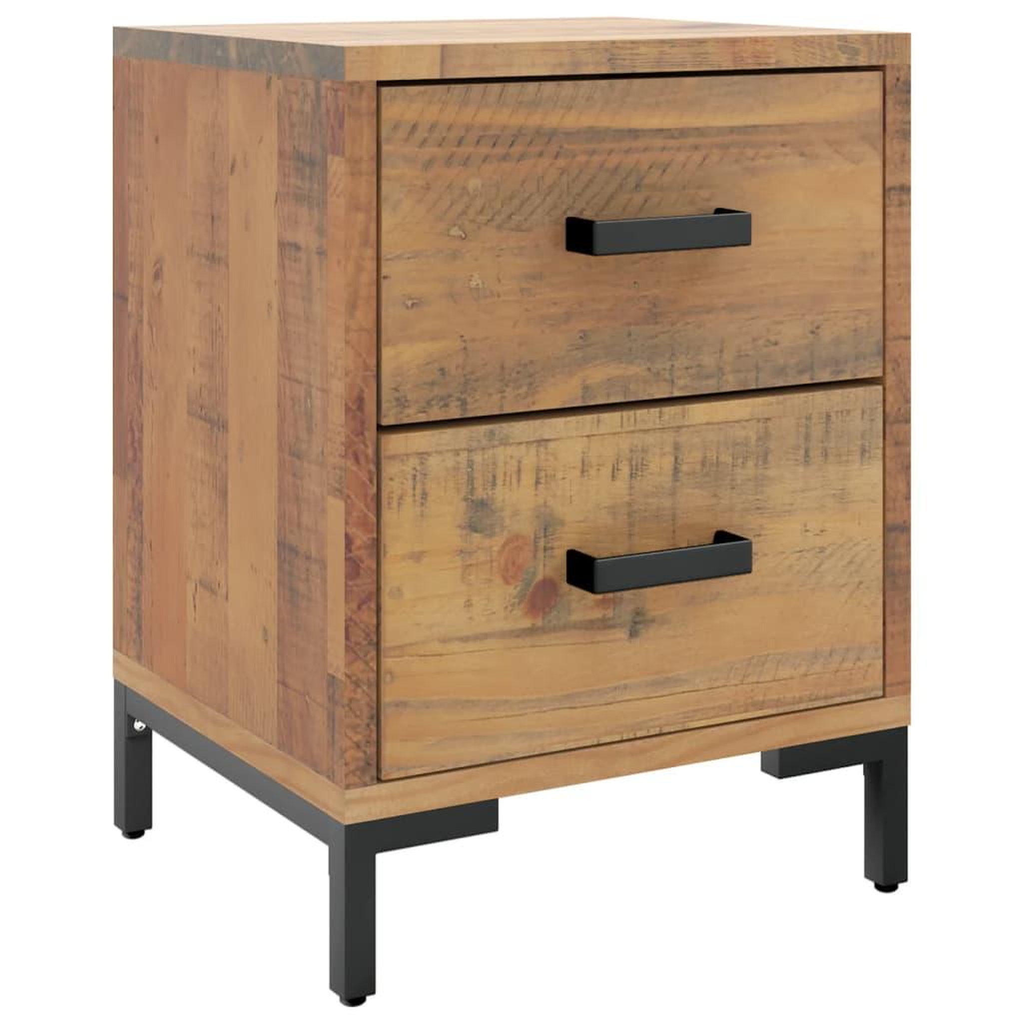 Voir la diapositive 3 : VIDAXL Tables de chevet 2 pcs 36x30x45 cm Bois de pin massif
