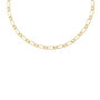 Voir la diapositive 1 : L'ATELIER D'AZUR Collier / Chaîne Or Jaune Maille Figaro Alternée 1+1 - 60cm