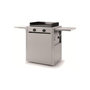 Voir la diapositive 1 : FORGE ADOUR Chariot Plancha CH MIF 60 en inox fermé compatible plancha Modern 60