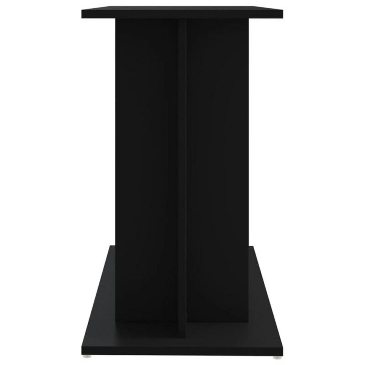 VIDAXL Support pour aquarium noir 80x35x60 cm bois d ingénierie