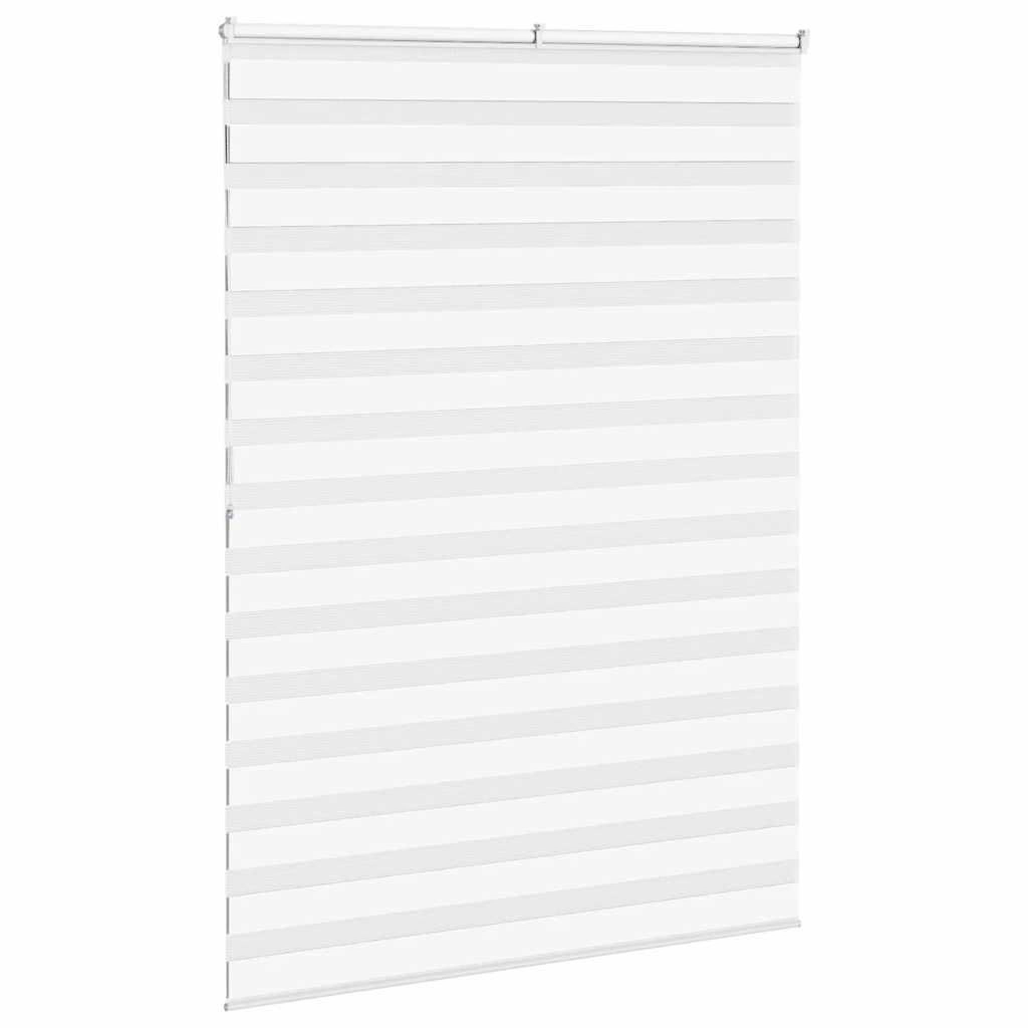 Voir la diapositive 4 : VIDAXL Store zebre blanc 160x200 cm largeur du tissu 155,9cm polyester