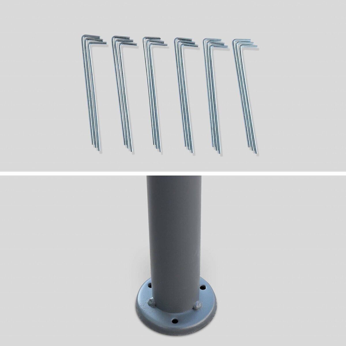 SWEEEK Tonnelle 3x3 m - Elusa - Pergola avec rideaux, tente de jardin, barnum