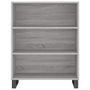 Voir la diapositive 4 : VIDAXL Armoire a etageres sonoma gris 69,5x32,5x90cm bois d'ingenierie