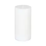 Comptoir des bougies Bougie décorative ronde Rustic - Diam. 7 cm - Blanc