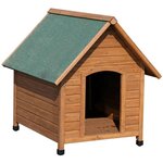 KERBL Kerbl Niche pour chiens 100 x 88 x 99 cm Marron et Vert 82395