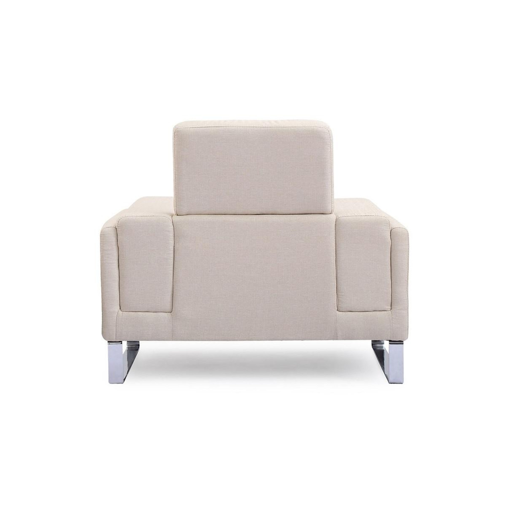 Voir la diapositive 3 : Paris Prix Fauteuil en Tissu  Ezekiel  104cm Beige
