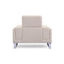 Voir la diapositive 3 : Paris Prix Fauteuil en Tissu  Ezekiel  104cm Beige