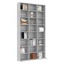 Voir la diapositive 5 : VIDAXL Armoire a CD Sonoma gris 102x23x177,5 cm Bois d'ingenierie