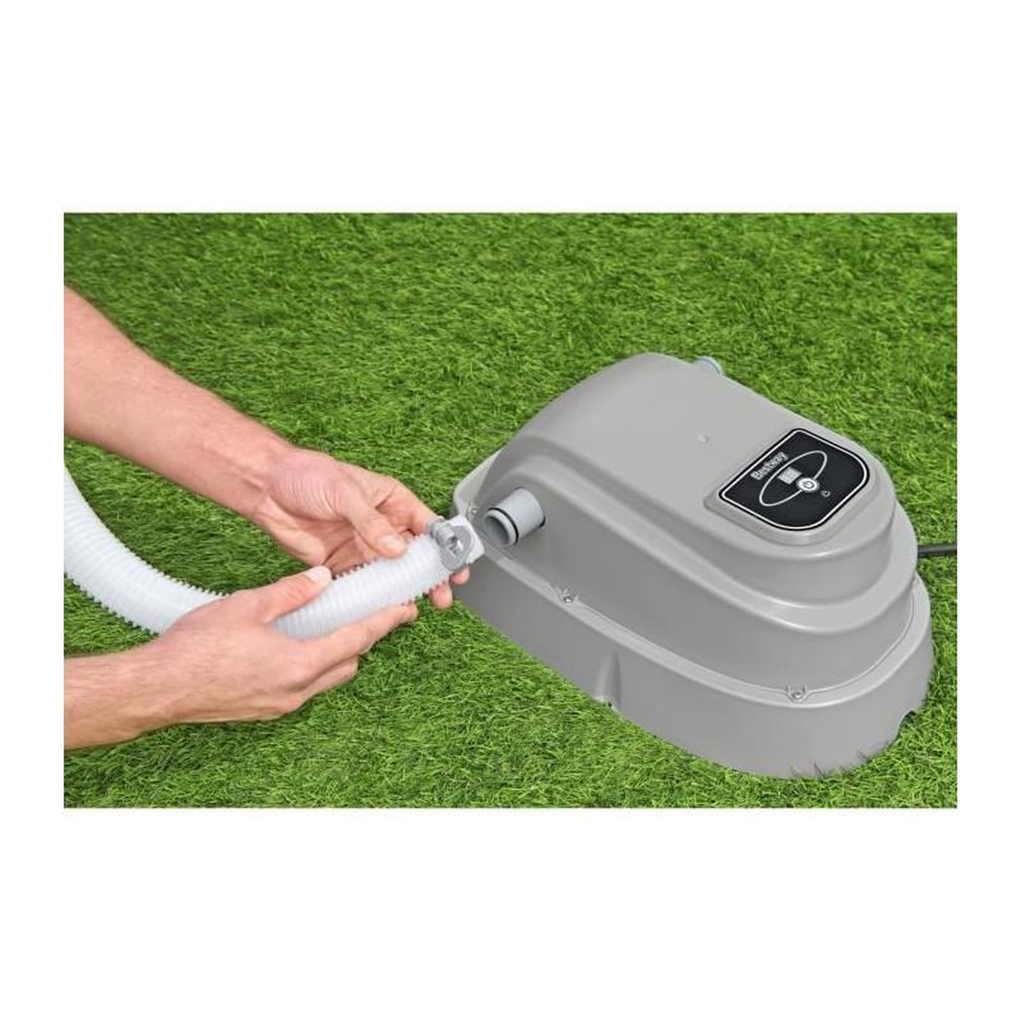 Voir la diapositive 6 : BESTWAY Réchauffeur électrique - Bestway - Pour piscine hors sol - Gris