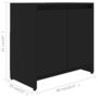 Voir la diapositive 6 : VIDAXL Armoire de salle de bain noir 60x33x61 cm Bois d'ingenierie
