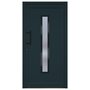 Voir la diapositive 3 : VIDAXL Porte d'entree anthracite 108x208 cm PVC