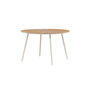 Voir la diapositive 3 : Paris Prix Table de Jardin Design  San Vito  120cm Beige & Naturel