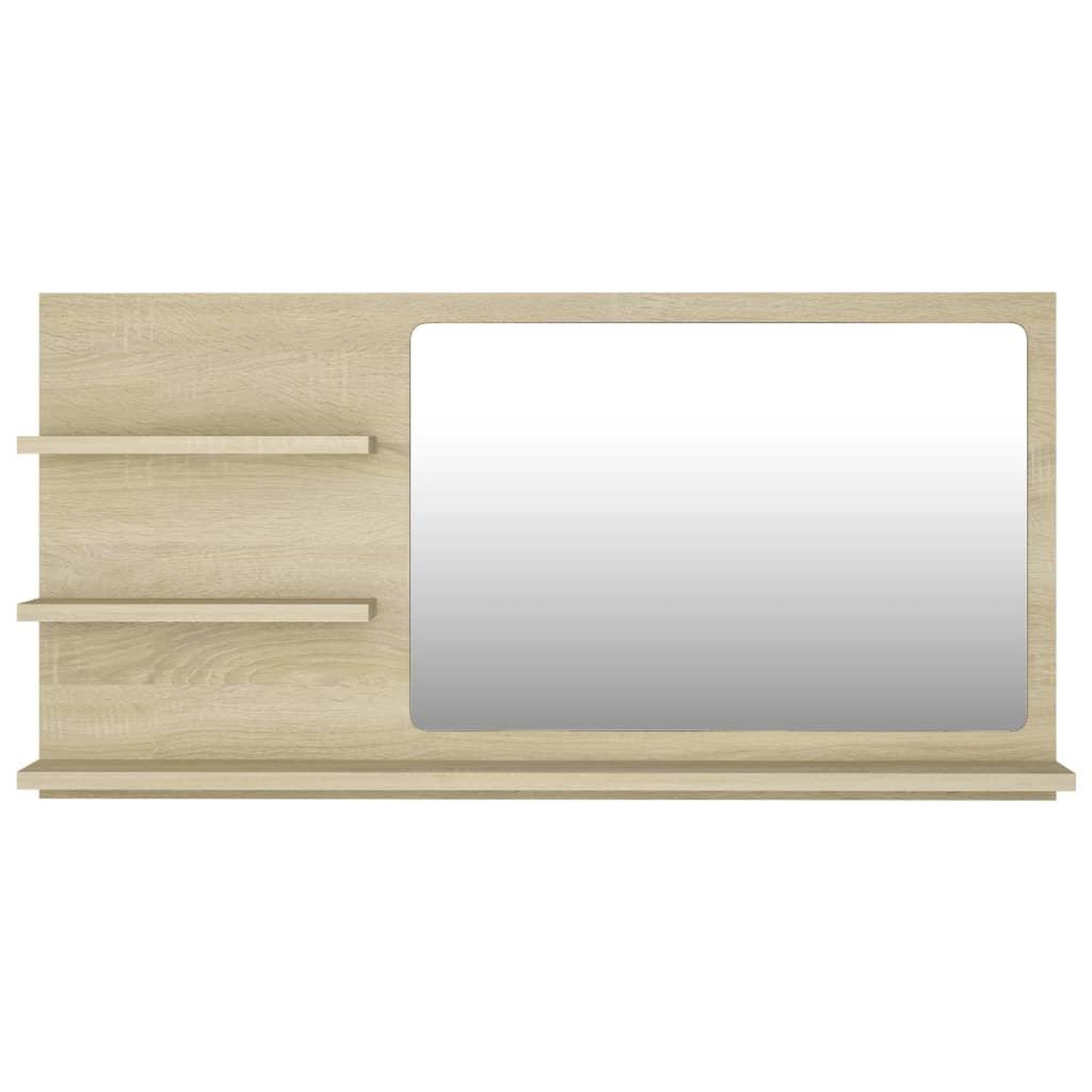 Voir la diapositive 5 : VIDAXL Miroir de salle de bain chene sonoma bois d'ingenierie