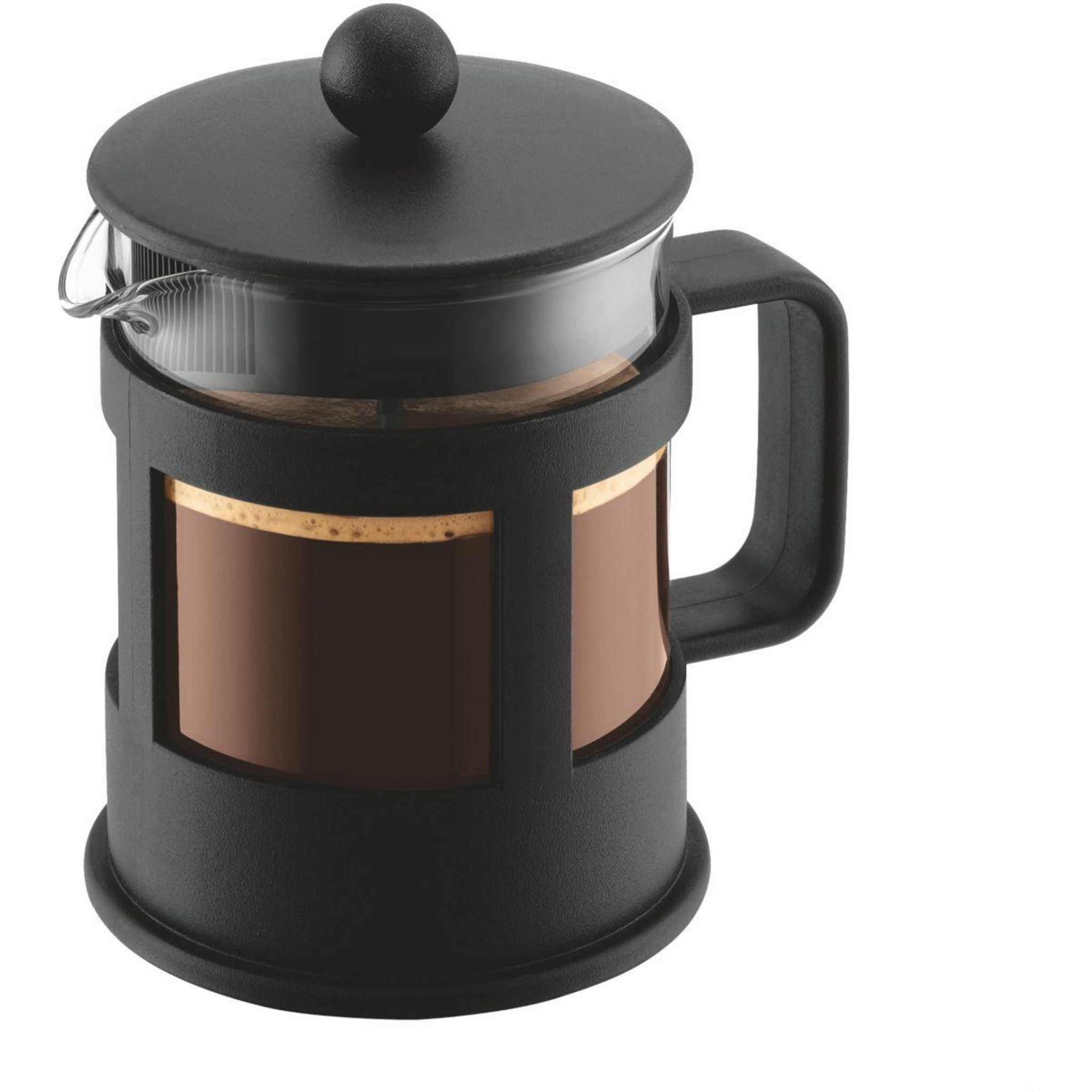 Bodum Cafetière à piston KENYA à piston 4 tasses 0.5L noir