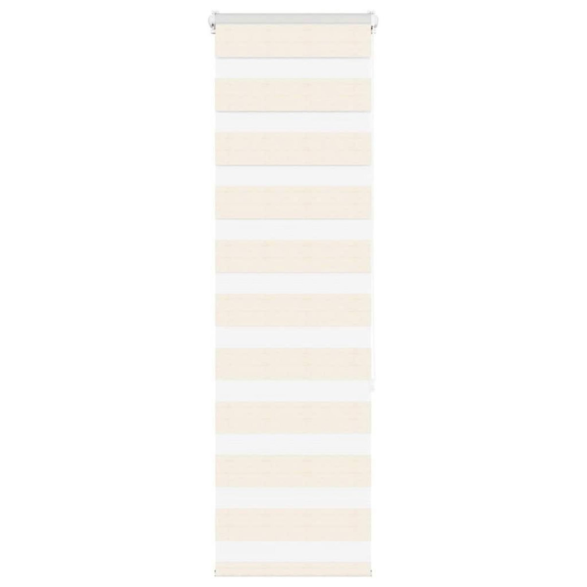 VIDAXL Store zebre beige marbre largeur du tissu 35,9 cm polyester