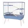 Voir la diapositive 1 : Zolux Cage rongeur surélevée - ZOLUX - Néolife - 3 étages pour lapin - 99 x 54 x 114 cm - Bleu