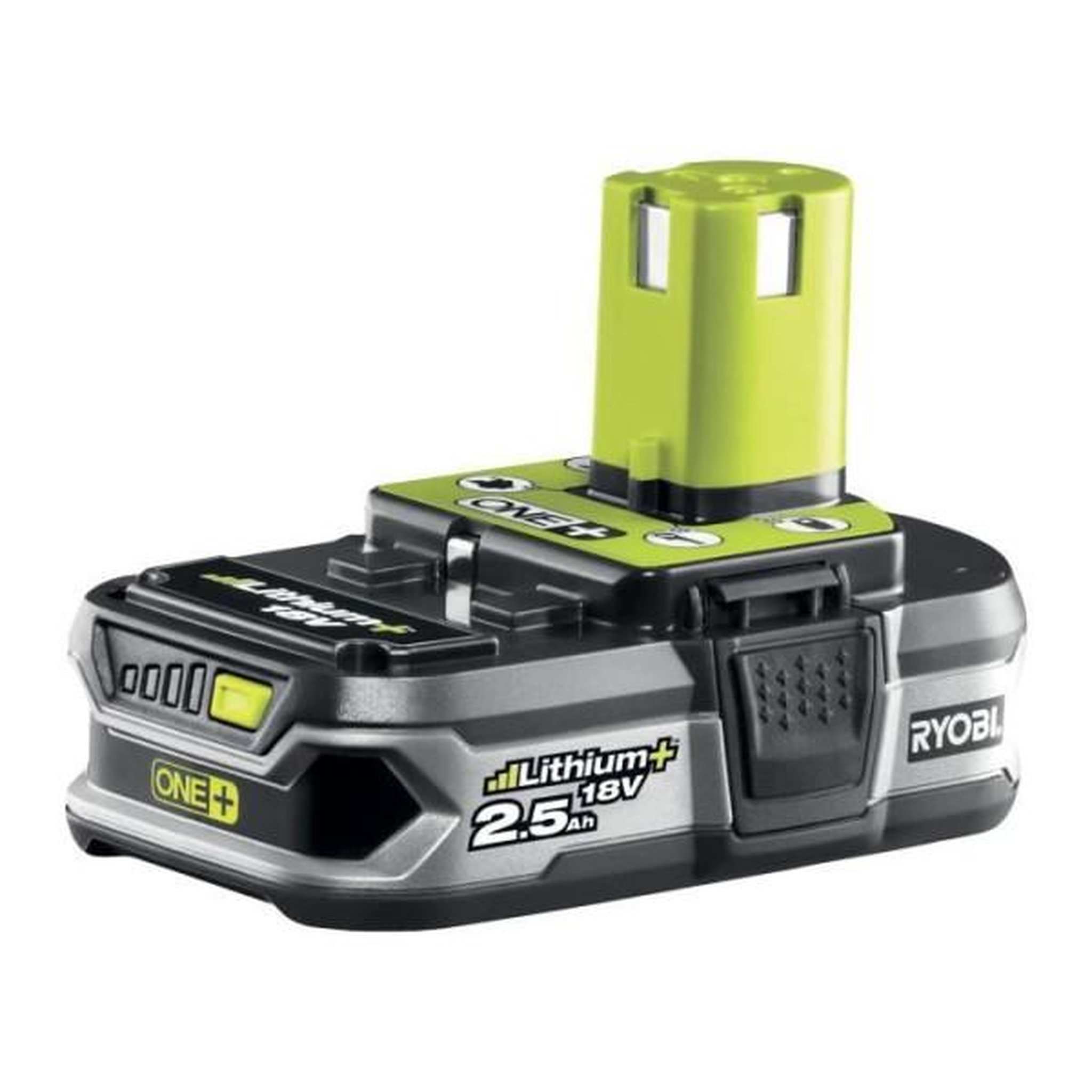 Voir la diapositive 2 : Ryobi Ryobi - 1 batterie lithium+ 18v one+ 2,5 ah - rb18l25