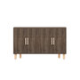 Voir la diapositive 1 : Habitat et Jardin Buffet en bois  Roger  - 120 x 30 x 74 cm - Marron