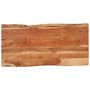 Voir la diapositive 4 : VIDAXL Table de salle a manger 140x70x76 cm Bois d'acacia solide