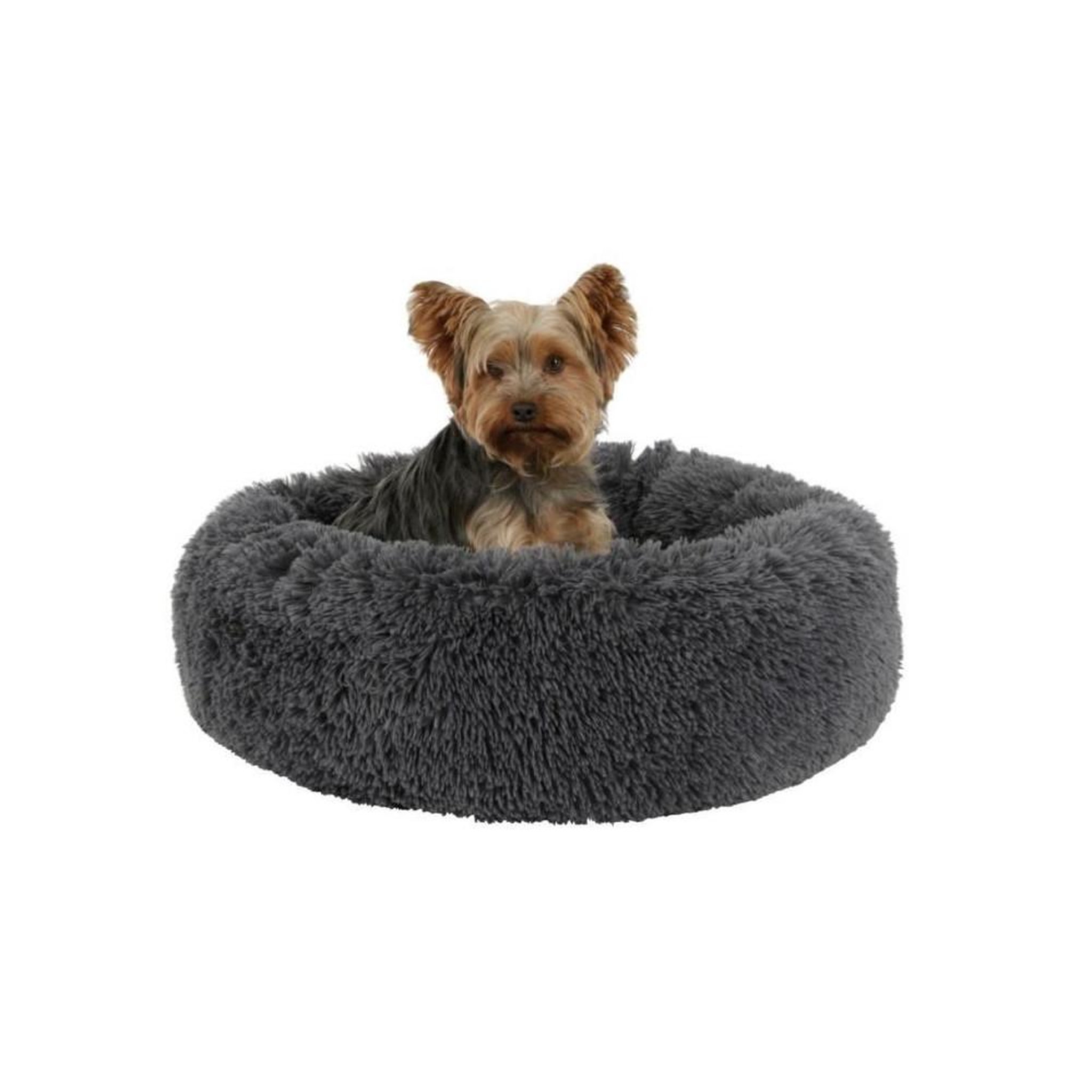 Voir la diapositive 2 : KERBL Corbeille - KERBL - Fluffy - Ø60 x 18 cm - Gris