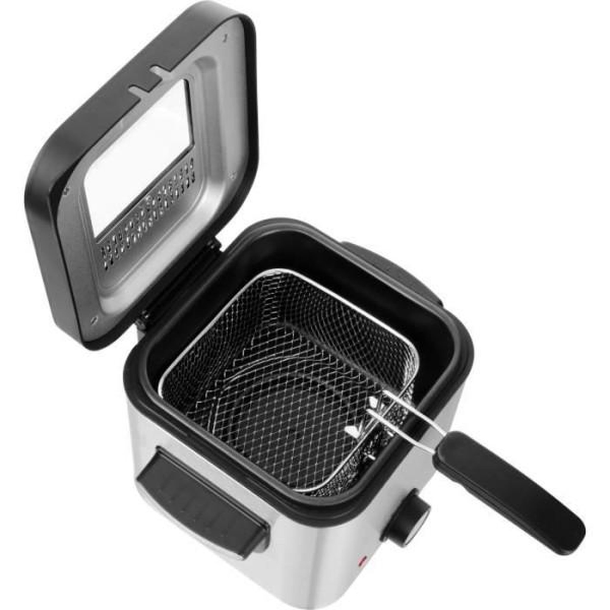 Voir la diapositive 4 : MARKET24 Friteuse Electrique  - SENCOR - SFR 6200SS - 900 W - 1,5 L - Noir / Acier inoxydable
