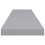 Voir la diapositive 5 : VIDAXL Etagere murale flottante gris 120x23,5x3,8 cm MDF