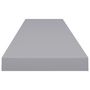 Voir la diapositive 5 : VIDAXL Etagere murale flottante gris 120x23,5x3,8 cm MDF