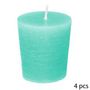Voir la diapositive 2 : COMPTOIR DE LA BOUGIE Lot de 4 Bougies Votives Parfumées  Elea  48g Coco Citron