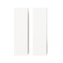Voir la diapositive 4 : BEST MOBILIER Ethan - 2 armoires murales - blanc - 110 cm