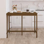 Voir la diapositive 5 : VIDAXL Table de bar Marron miel 140x80x110 cm Bois massif de pin