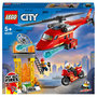 Voir la diapositive 1 : LEGO City 60281 - L&rsquo;hélicoptère de secours des pompiers