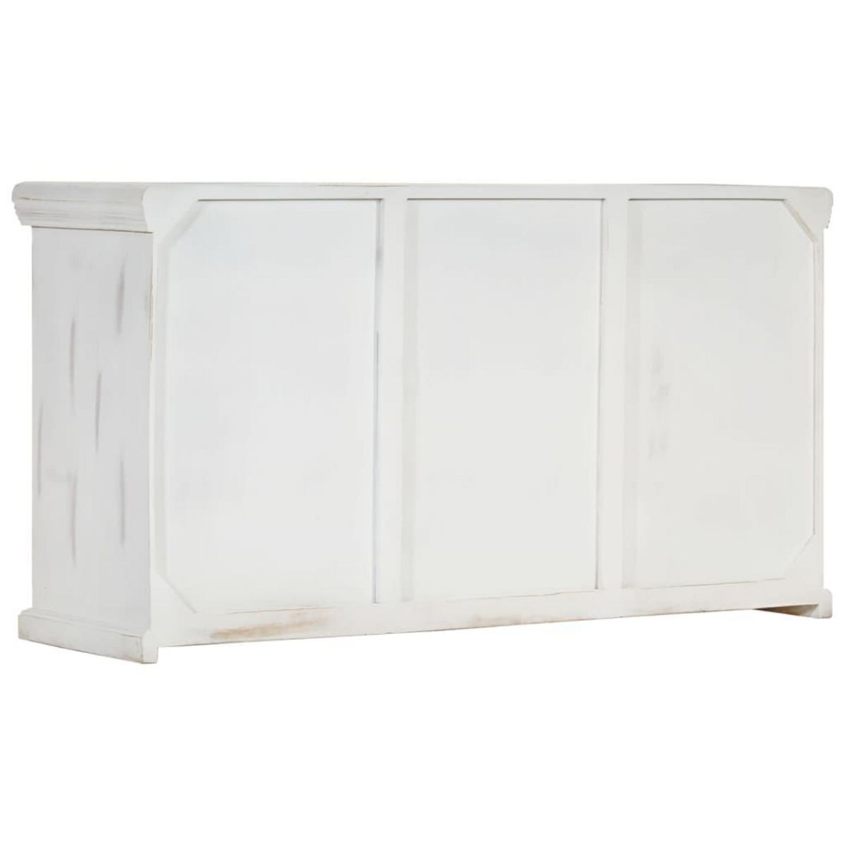 VIDAXL Buffet Blanc 140x40x74 cm Bois de manguier massif