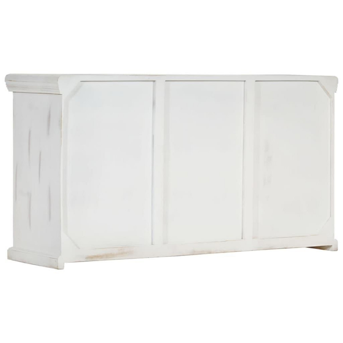 VIDAXL Buffet Blanc 140x40x74 cm Bois de manguier massif